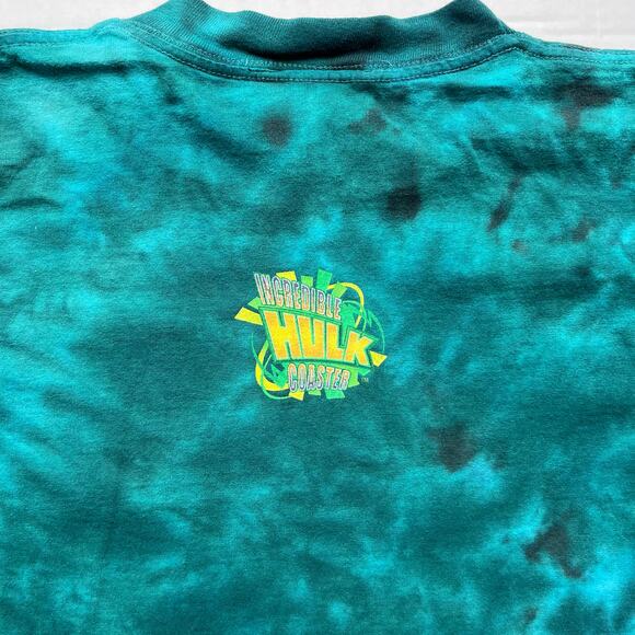 Vintage Universal Studios Marvel Incredible Hulk Coaster Ride Promo TShirt Movie - Picture 7 of 9